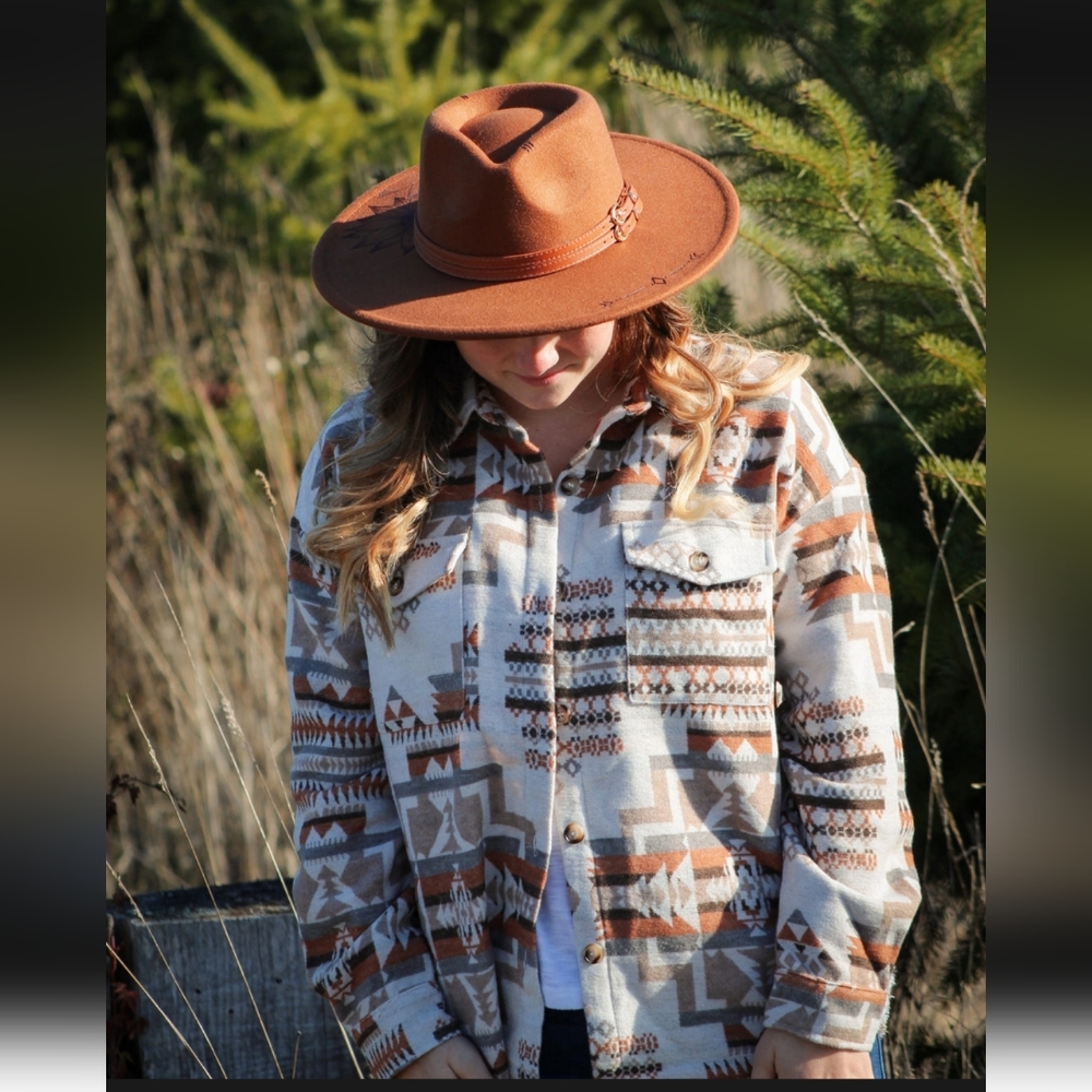 Aztec shacket boutique item